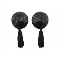 NIPPLE TASSELS - BLACK